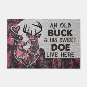 Personalized Hunting Couple Mat, Gift For Hunter Doormat