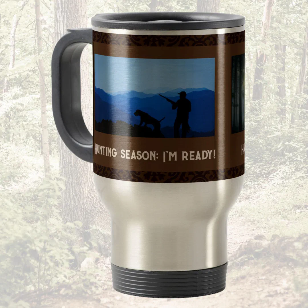 Personalized Hunting Retirement Gifts for Dad Travel Mug (Creator Uploaded)