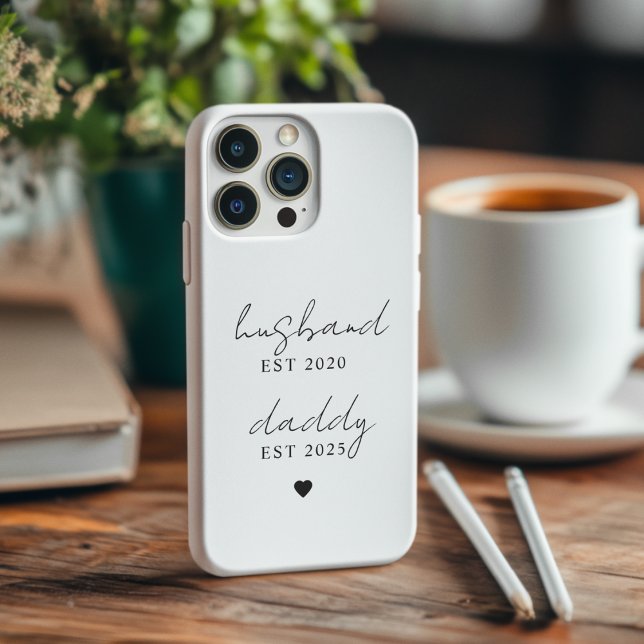 Personalized Husband & Daddy EST Gift Case-Mate iPhone Case (Creator Uploaded)