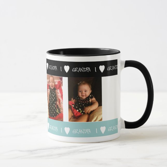 Personalized I Love Grandpa Mug (Right)
