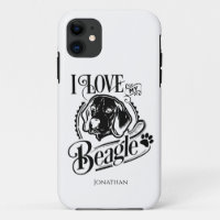Personalized I love my Beagle  