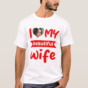 Personalized I Love My Beautiful Wife T-Shirt