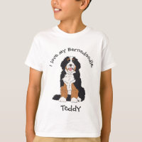 Personalized I Love My Bernedoodle Custom Name