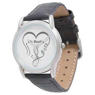 Personalized I Love My Bestie • You = ♥ Watch