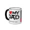 Personalized I Love My Dad Photo Mug