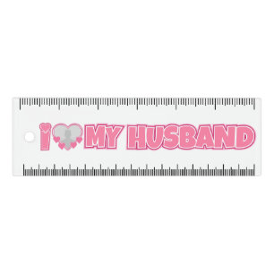 Personalized I Love My Husband – Add Husband Photo Ruler