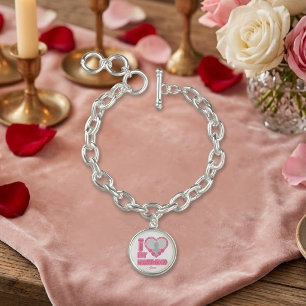 Personalized I Love My Husband – Add Photo & Name Bracelet