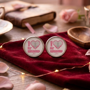 Personalized I Love My Husband – Add Photo & Name Cufflinks
