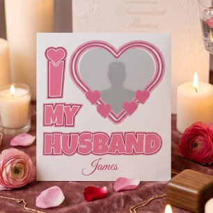 Personalized I Love My Husband – Add Photo & Name Envelope Liner