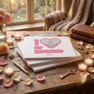 Personalized I Love My Husband – Add Photo & Name File Folder