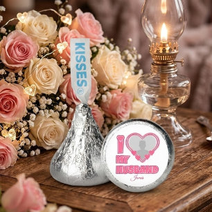 Personalized I Love My Husband – Add Photo & Name Hershey®'s Kisses®