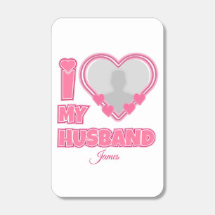Personalized I Love My Husband – Add Photo & Name Matchboxes