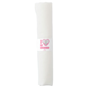Personalized I Love My Husband – Add Photo & Name Napkin Bands