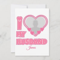 Personalized I Love My Husband – Add Photo & Name