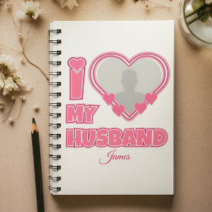 Personalized I Love My Husband – Add Photo & Name Planner