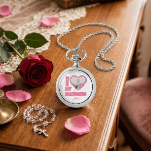 Personalized I Love My Husband – Add Photo & Name Watch