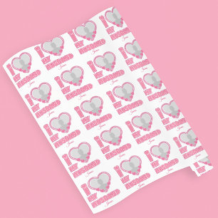 Personalized I Love My Husband – Add Photo & Name Wrapping Paper