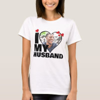 Personalized I Love My Husband Heart Photo