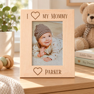 Personalized I Love My Mommy Picture Frame
