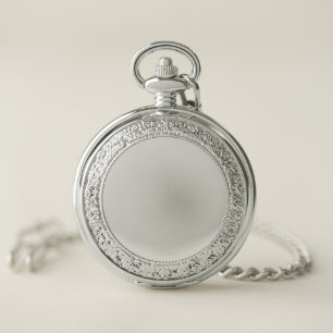 Personalized I Love My Super Mom Open Face Pocket Watch