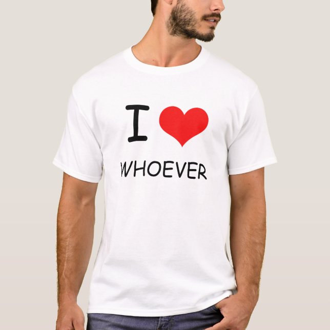 Personalized I Love T-Shirt (Front)