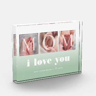 Personalized I Love You Photo Block