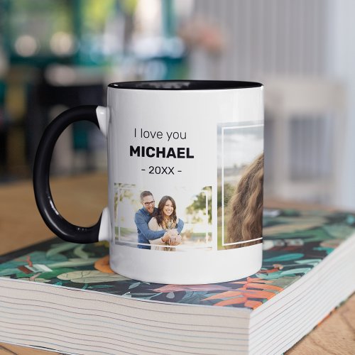 Personalized  I love you  Photo Mug