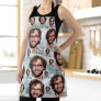 Personalized I Miss You Funny Face Mash Apron