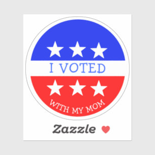Personalized I Voted  Sticker