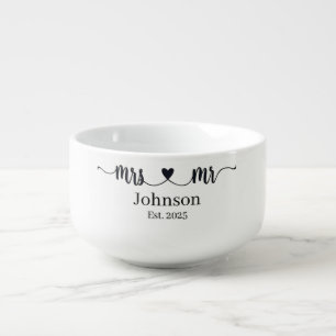 Personalized Ice Cream Bowl Wedding Gift