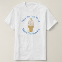 PERSONALIZED Ice Cream Cone