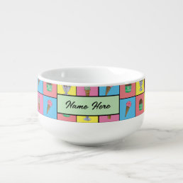 Personalized Ice Cream Soup Bowl
