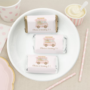 "Personalized Ice Cream Truck Girl Birthday Hershey's Miniatures