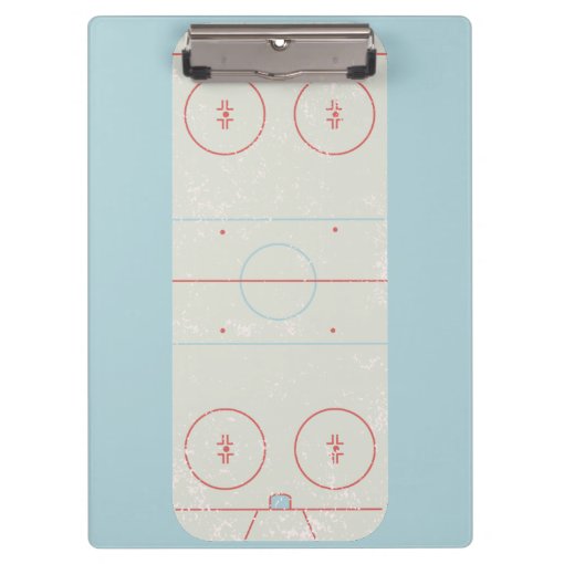 Personalized Ice Hockey Coach Clipboard Zazzle