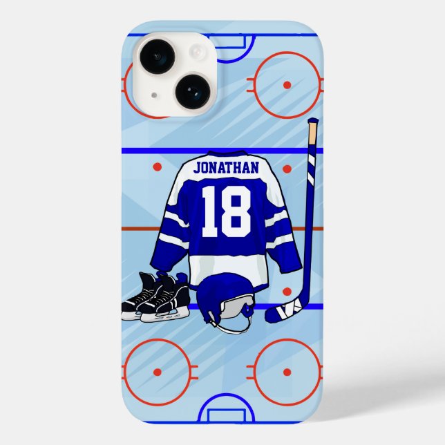 Personalized Ice Hockey design Case-Mate iPhone Case (Back)