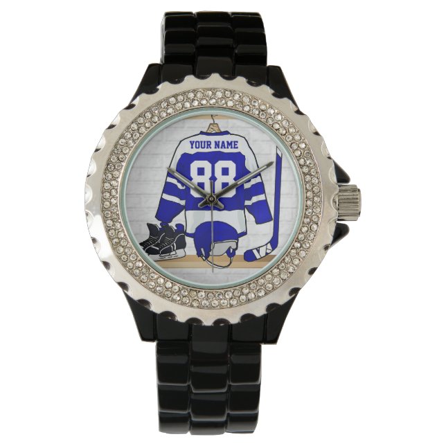 Personalized Ice Hockey Jersey Watch (Front)