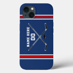 Personalized, Ice Hockey Phone Cases, MANY BRANDS iPhone 13 Case