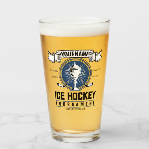 Personalized Ice Hockey Trophy Player Team Game  Glass