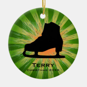 Personalized Ice Skate Ornament