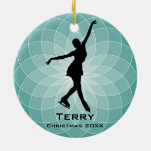 Personalized Ice Skating Ornament