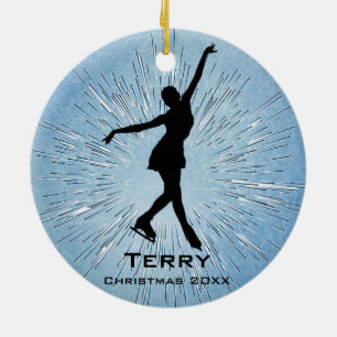 Personalized Ice Skating Ornament