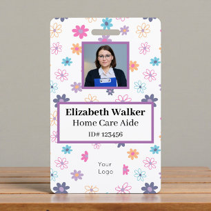 Personalized ID Badge Double Sided