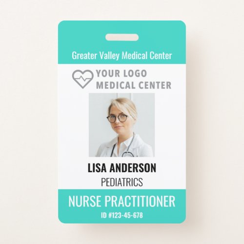 Personalized ID Badge Hospital Employee Name Tag