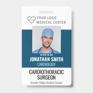 Personalized ID Badge Hospital Employee Name Tag