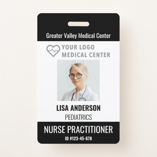 Personalized ID Badge Hospital Employee Name Tag