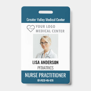 Personalized ID Badge Hospital Employee Name Tag