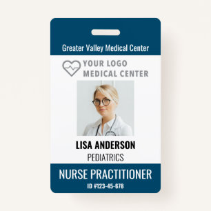 Personalized ID Badge Hospital Employee Name Tag