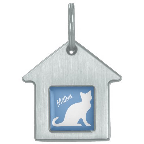 Personalized id tags for cats  Customizable print