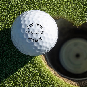 Personalized If Lost Please Return to Custom Golf Balls