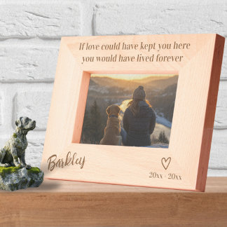 Personalized If Love Could Have Kept You Here Engraved Frames